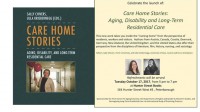 Care home stories: aging, disability, and long-term residential care