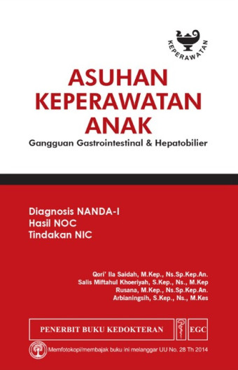 Asuhan keperawatan anak: gangguan gastrointestinal & hepatobilier