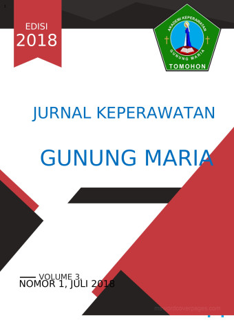 Jurnal Keperawatan Gunung Maria vol. 3 no. 1 2018