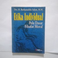 Image of Etika individual : pola dasar filsafat moral